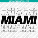 Miami Hurricanes Bundle | NCAA College Vector Cricut