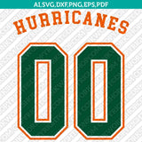 Miami Hurricanes Bundle | NCAA College Vector Cricut