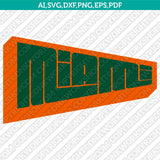 Miami Hurricanes Bundle | NCAA College Vector Cricut