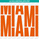 Miami Hurricanes Bundle | NCAA College Vector Cricut