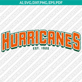 Miami Hurricanes Bundle | NCAA College Vector Cricut