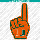 Miami Hurricanes Bundle | NCAA College Vector Cricut