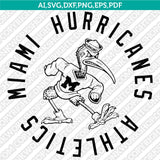 Miami Hurricanes Bundle | NCAA College Vector Cricut