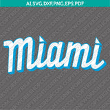 Miami Marlins SVG Bundle – MLB Baseball Logo Vector Cricut