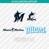 Miami Marlins Logo SVG | PNG Vector Cricut Silhouette