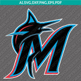 Miami Marlins SVG Bundle – MLB Baseball Logo Vector Cricut