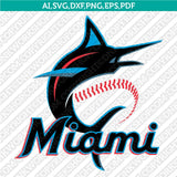 Miami Marlins SVG Bundle – MLB Baseball Logo Vector Cricut