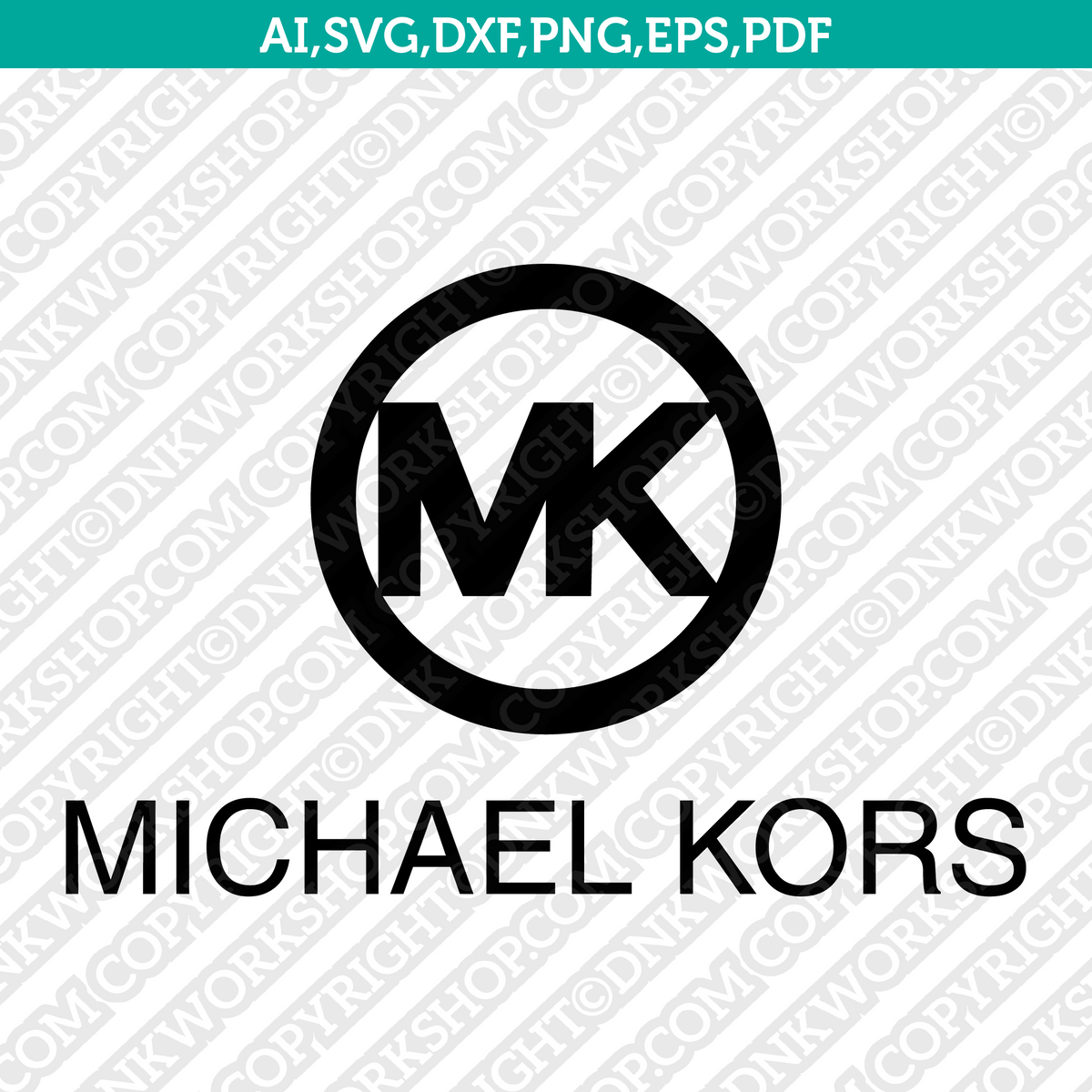 Michael Kors Logo SVG Cut File Cricut Clipart Dxf Eps Png Silhouette C ...