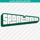 Michigan State Spartans Logo SVG Bundle | NCAA College Vector Cricut
