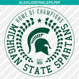 Michigan State Spartans Logo SVG Bundle | NCAA College Vector Cricut