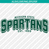 Michigan State Spartans logo SVG