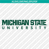 Michigan State Spartans Logo SVG Bundle | NCAA College Vector Cricut