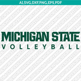 Michigan State Spartans Logo SVG Bundle | NCAA College Vector Cricut