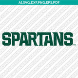 Michigan State Spartans Logo SVG Bundle | NCAA College Vector Cricut