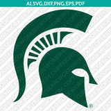 Michigan State Spartans Logo SVG Bundle | NCAA College Vector Cricut
