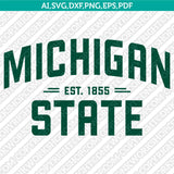 Michigan State Spartans Logo SVG Bundle | NCAA College Vector Cricut