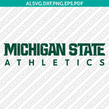 Michigan State Spartans Logo SVG Bundle | NCAA College Vector Cricut