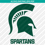 Michigan State Spartans Logo SVG Bundle | NCAA College Vector Cricut