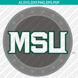 Michigan State Spartans Logo SVG Bundle | NCAA College Vector Cricut