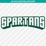 Michigan State Spartans Logo SVG Bundle | NCAA College Vector Cricut