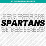 Michigan State Spartans Logo SVG Bundle | NCAA College Vector Cricut