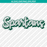 Michigan State Spartans Logo SVG Bundle | NCAA College Vector Cricut