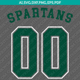 Michigan State Spartans Logo SVG Bundle | NCAA College Vector Cricut