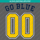 Michigan Wolverines Logo SVG Bundle | NCAA College Vector Cricut