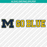Michigan Wolverines Logo SVG Bundle | NCAA College Vector Cricut