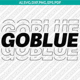 Michigan Wolverines Logo SVG Bundle | NCAA College Vector Cricut