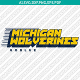 Michigan Wolverines Logo SVG Bundle | NCAA College Vector Cricut