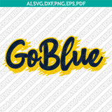 Michigan Wolverines Logo SVG Bundle | NCAA College Vector Cricut