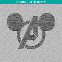 Mickey Mouse Avengers Embroidery Design - 6 Sizes - INSTANT DOWNLOAD