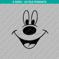 Mickey Mouse Face Embroidery Design - 6 Sizes - INSTANT DOWNLOAD