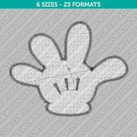 Mickey Mouse Hand Embroidery Design - 6 Sizes - INSTANT DOWNLOAD