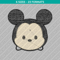 Mickey Mouse Tsum Tsum Embroidery Design - 6 Sizes - INSTANT DOWNLOAD