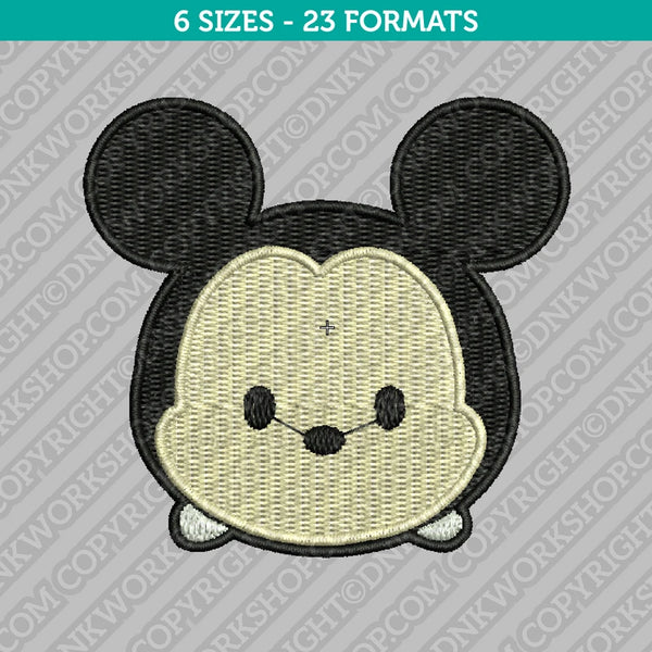 Mickey Mouse Tsum Tsum Embroidery Design - 6 Sizes - INSTANT DOWNLOAD