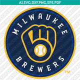 Milwaukee Brewers SVG Bundle – MLB Baseball Logo Vector Cricut
