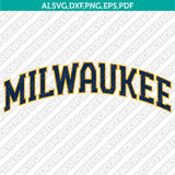 Milwaukee Brewers SVG Bundle – MLB Baseball Logo Vector Cricut