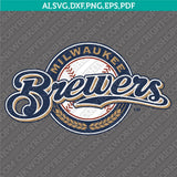 Milwaukee Brewers SVG Bundle – MLB Baseball Logo Vector Cricut