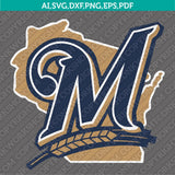 Milwaukee Brewers SVG Bundle – MLB Baseball Logo Vector Cricut