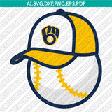 Milwaukee Brewers SVG Bundle – MLB Baseball Logo Vector Cricut