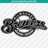 Milwaukee Brewers SVG Bundle – MLB Baseball Logo Vector Cricut