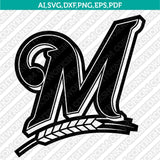 Milwaukee Brewers SVG Bundle – MLB Baseball Logo Vector Cricut