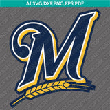 Milwaukee Brewers SVG Bundle – MLB Baseball Logo Vector Cricut