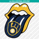 Milwaukee Brewers SVG Bundle – MLB Baseball Logo Vector Cricut