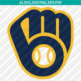 Milwaukee Brewers SVG Bundle – MLB Baseball Logo Vector Cricut