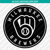 Milwaukee Brewers SVG Bundle – MLB Baseball Logo Vector Cricut