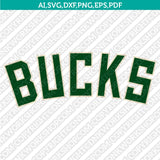 Milwaukee Bucks Logo SVG | NBA Vector Files Cricut Silhouette