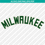 Milwaukee Bucks Logo SVG | NBA Vector Files Cricut Silhouette